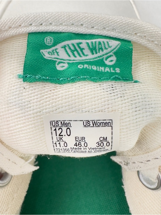 Madhappy  Cream Canvas Sneakers with Multicolor Embroidery Size: 12 - Picture 6 of 11